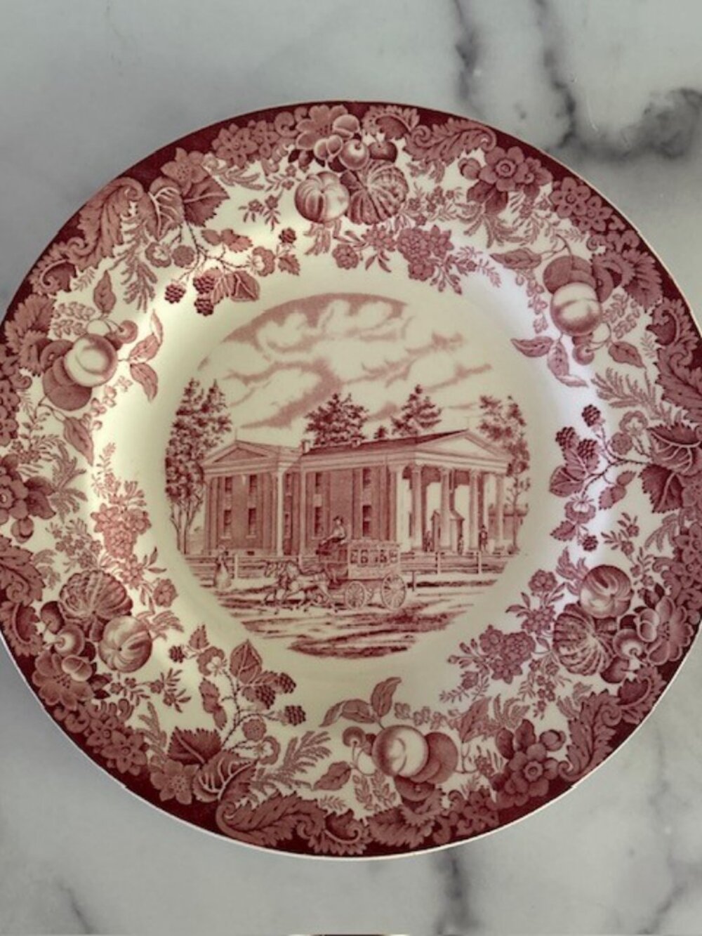 Vintage HARVARD University Decorative Plate Dane Hall Law School Ivy League